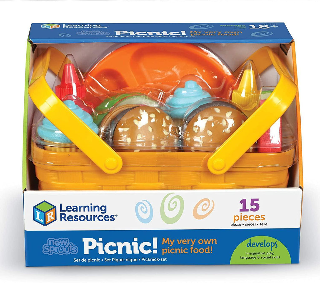 Learning Resources New Sprouts Picnic! 15 Pieces - TOYBOX