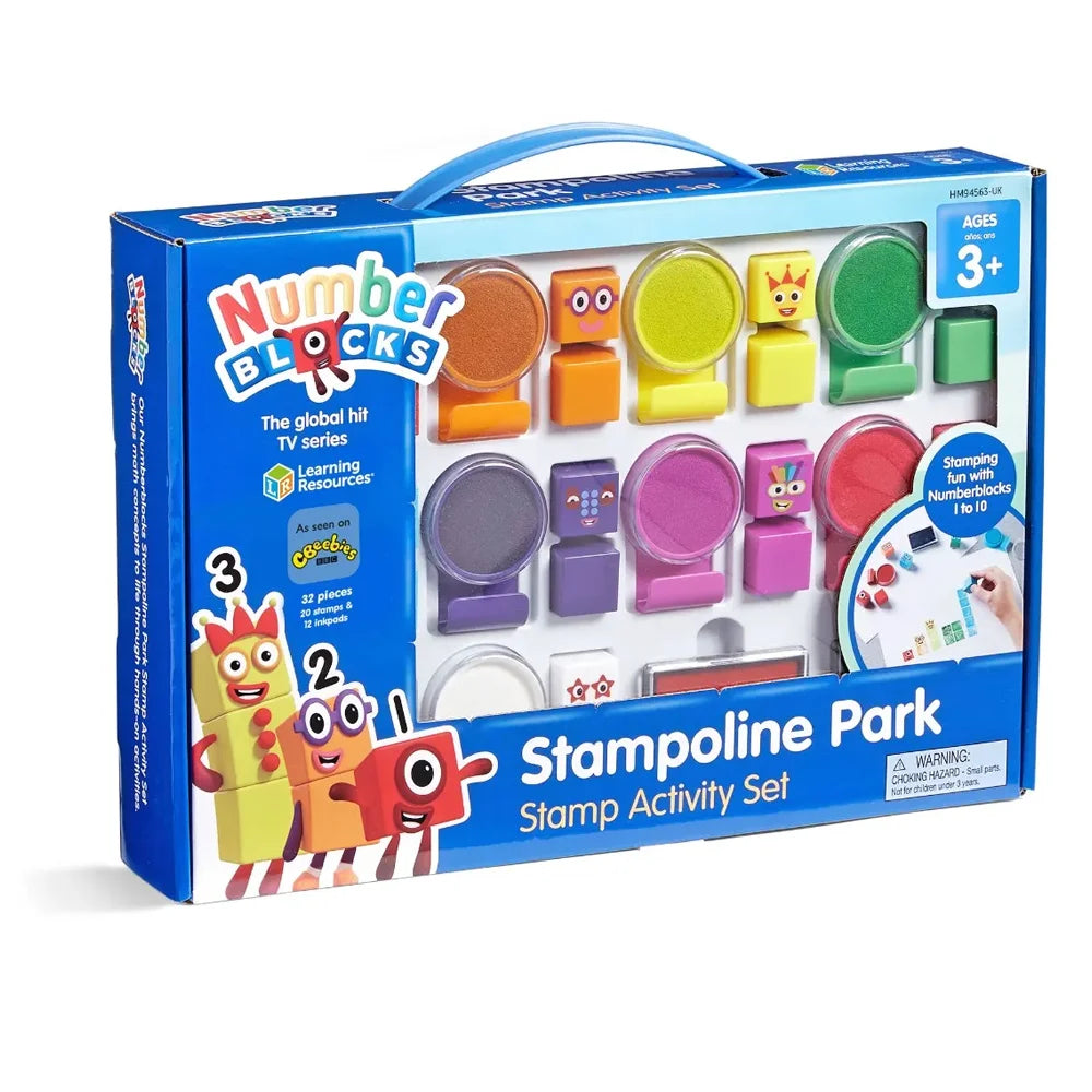 Learning Resources Numberblocks Stampoline Park Stamp Activity Set - TOYBOX Toy Shop