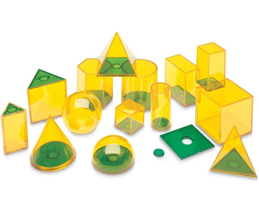 Learning Resources Relational GeoSolids 3D Maths Classroom Resource - TOYBOX Toy Shop