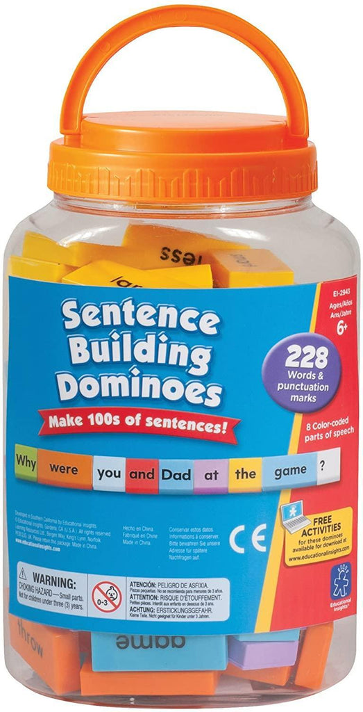 Learning Resources Sentence Building Dominoes - TOYBOX Toy Shop