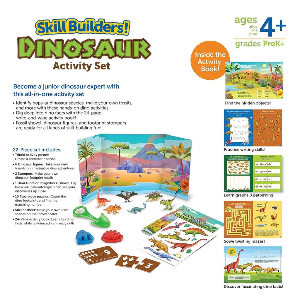 Learning Resources Skill Builders! Dinosaurs - TOYBOX Toy Shop