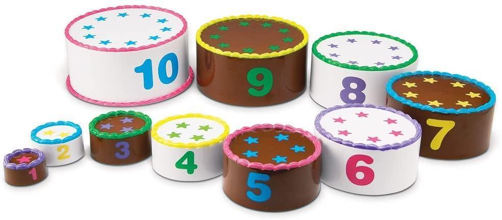 Learning Resources Smart Snacks Stack & Count Layer Cake- Numbers & Counting - TOYBOX Toy Shop