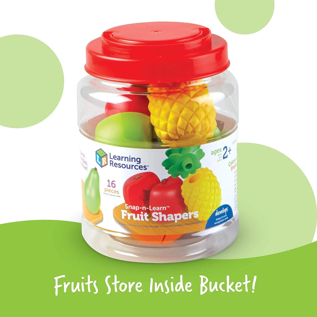 Learning Resources Snap-n-Learn Fruit Shapers - TOYBOX Toy Shop