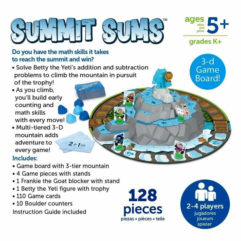 Learning Resources Summit Sums Addition & Subtraction Game - TOYBOX Toy Shop