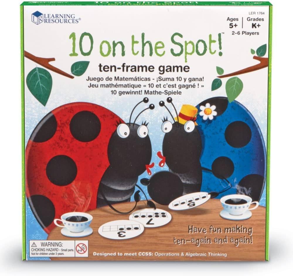 Learning Resources Ten-Frame Game 10 On The Spot! - TOYBOX Toy Shop