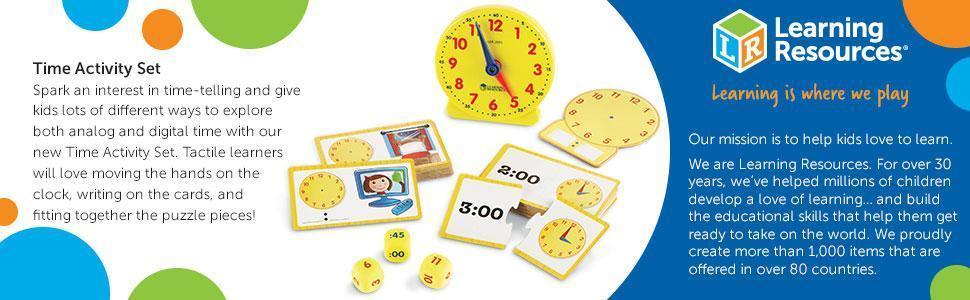 Learning Resources Time Activity Set - TOYBOX Toy Shop