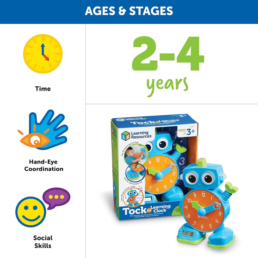 Learning Resources Tock the Learning Clock® - TOYBOX Toy Shop