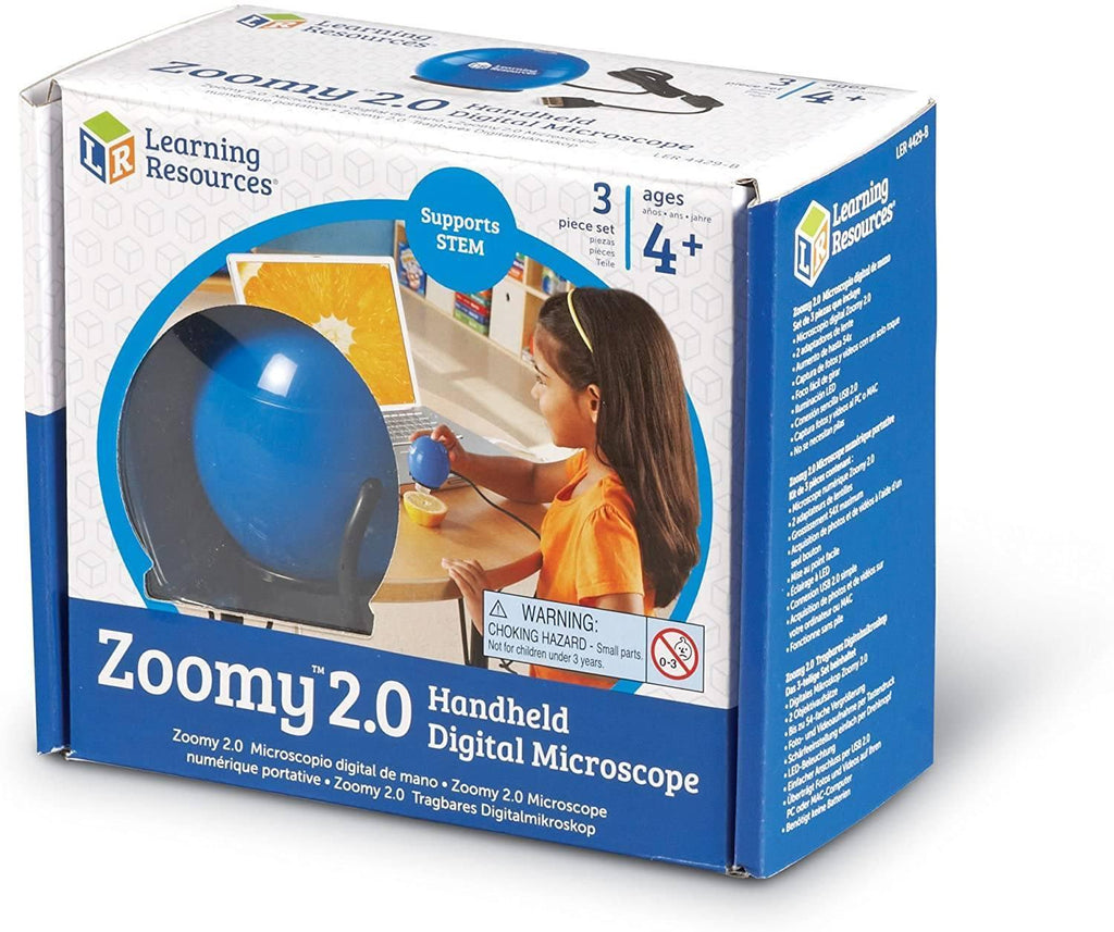 Learning Resources Zoomy 2.0 Handheld Digital Microscope - TOYBOX Toy Shop