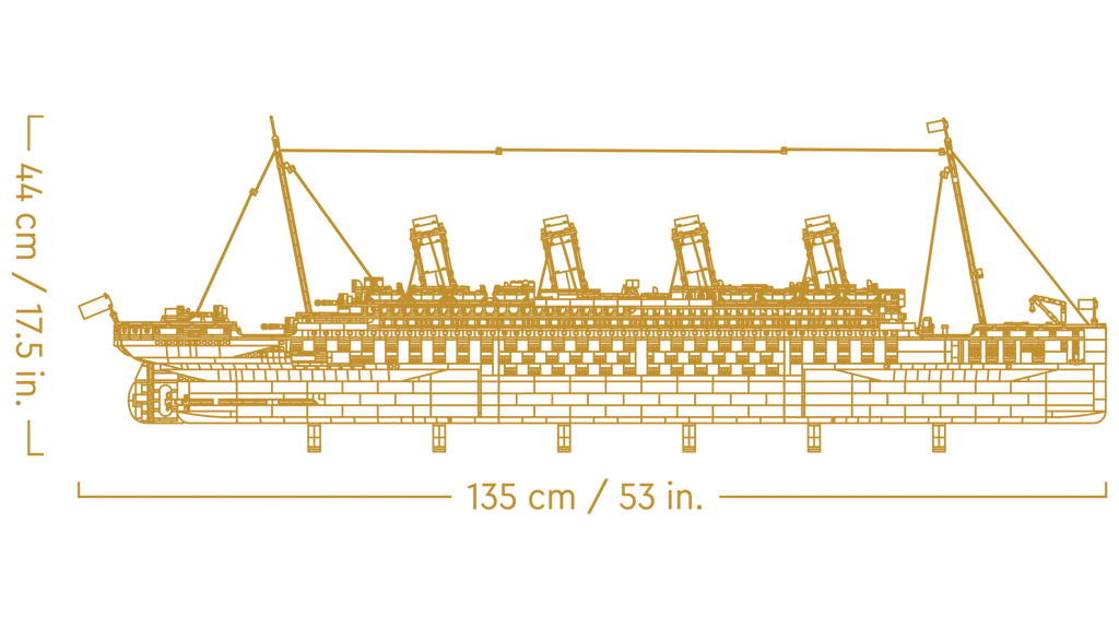LEGO 10294 CREATOR EXPERT Titanic Collectors Edition for Adults - TOYBOX Toy Shop