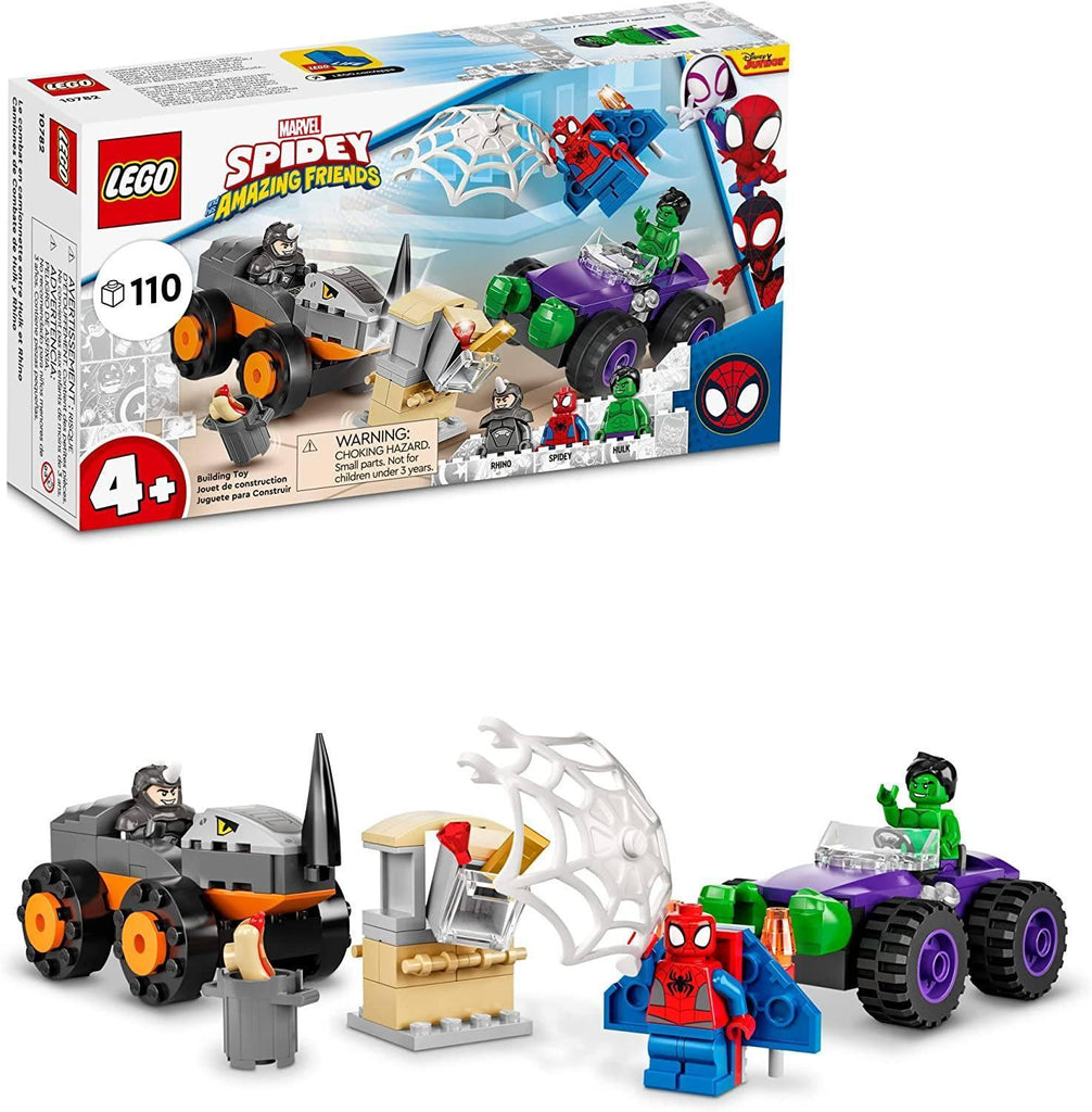 LEGO SPIDER-MAN 10782 Hulk vs. Rhino Truck Showdown - TOYBOX Toy Shop