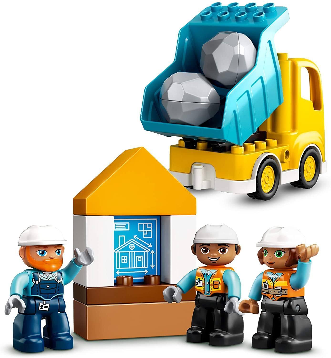 LEGO DUPLO 10932 Wrecking Ball Demolition Construction Set – TOYBOX