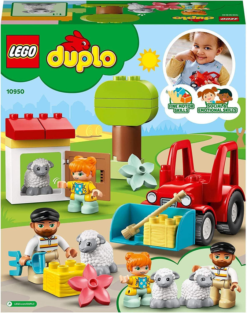 LEGO DUPLO 10950 Town Farm Tractor & Animal Care Toddler Toy - TOYBOX Toy Shop