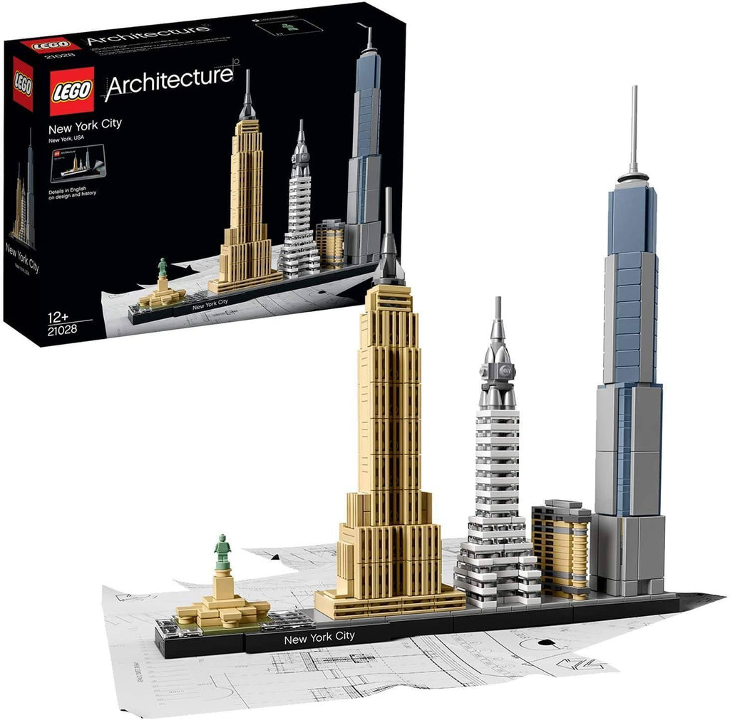 LEGO ARCHITECTURE 21028 New York City Model Building Set - TOYBOX Toy Shop