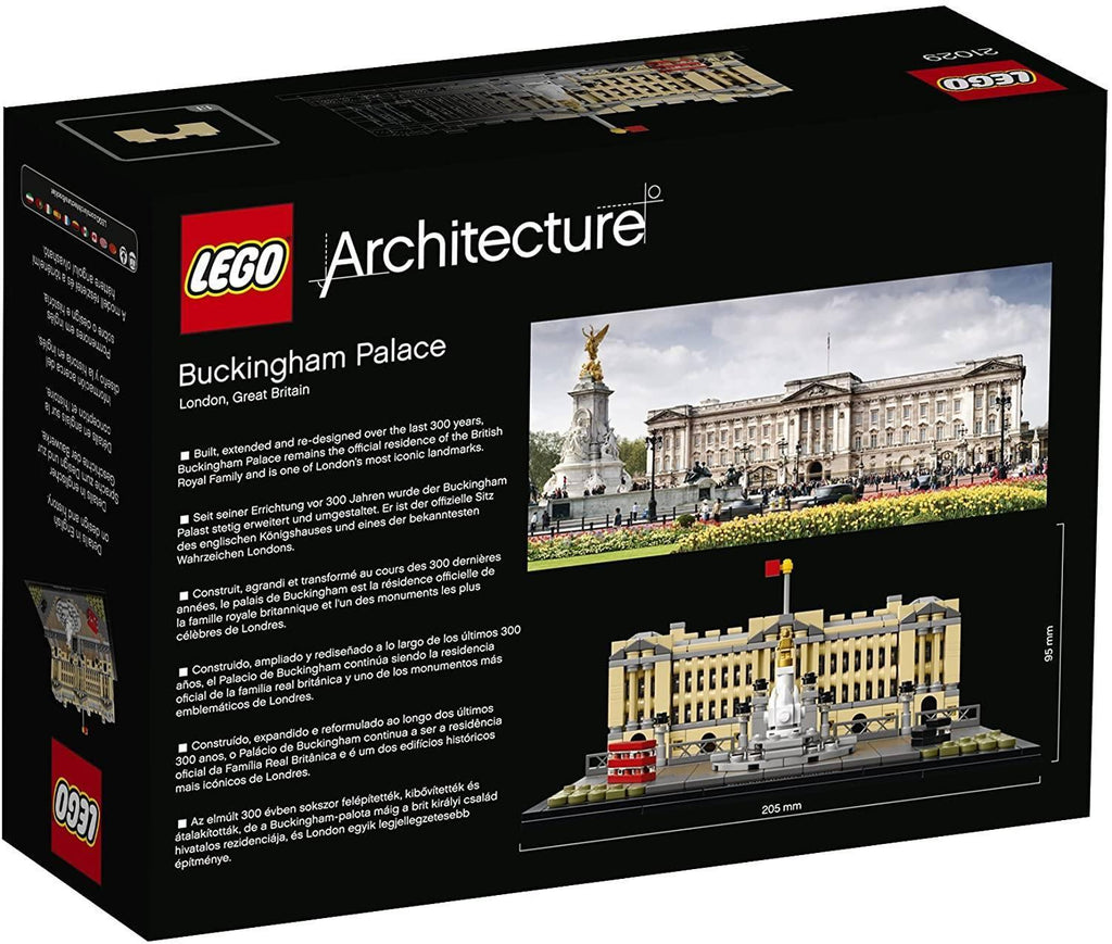 LEGO ARCHITECTURE 21029 Buckingham Palace Model Building Set - TOYBOX Toy Shop