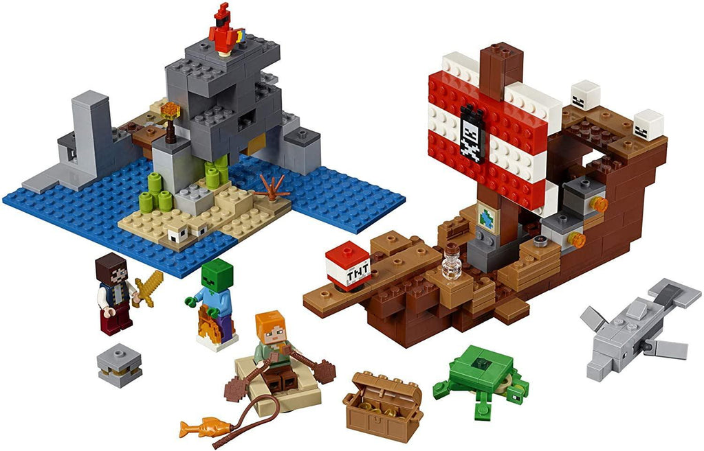 LEGO MINECRAFT 21152 The Pirate Ship Adventure - TOYBOX Toy Shop