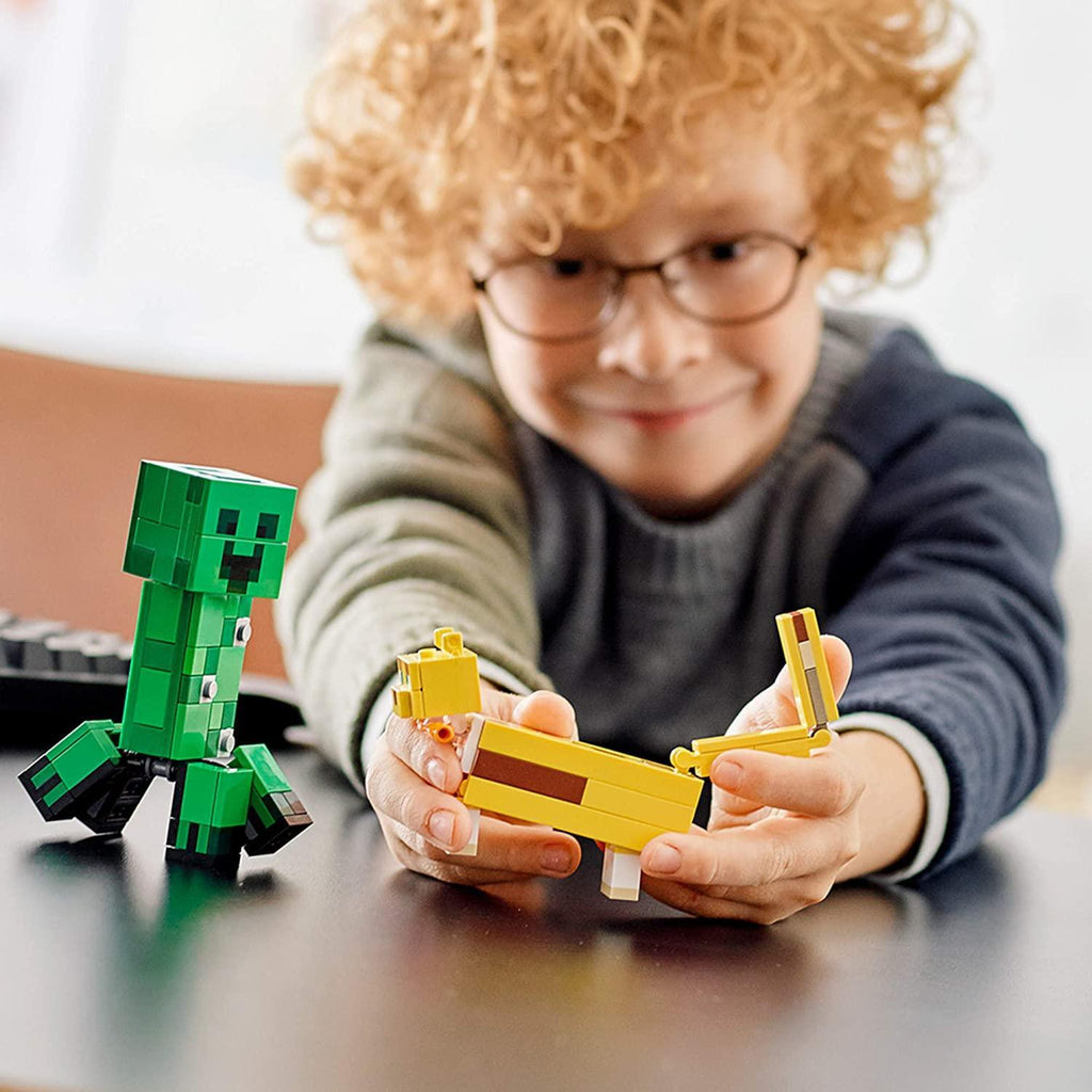 LEGO 21156 MINECRAFT BigFig Creeper and Ocelot - TOYBOX Toy Shop