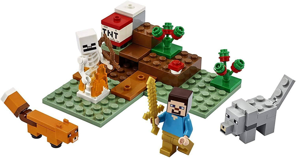 LEGO MINECRAFT 21162 The Taiga Adventure Playset with Skeleton - TOYBOX Toy Shop