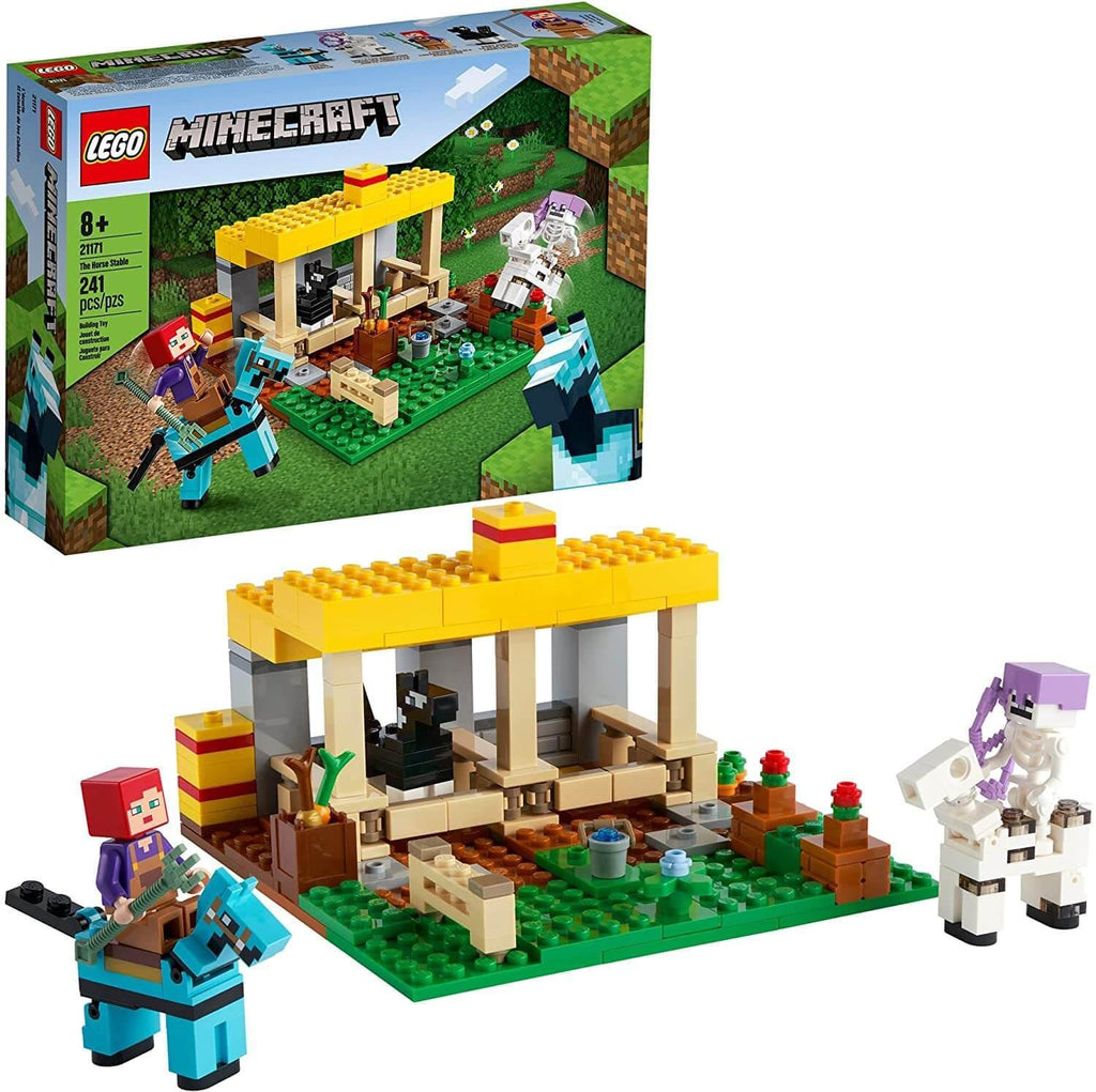LEGO MINECRAFT 21171 The Horse Stable Building Kit - TOYBOX Toy Shop