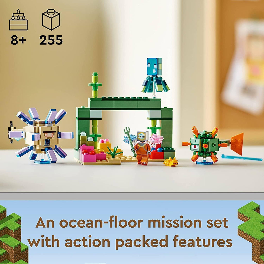 LEGO 21180 Minecraft The Guardian Battle Set - TOYBOX Toy Shop