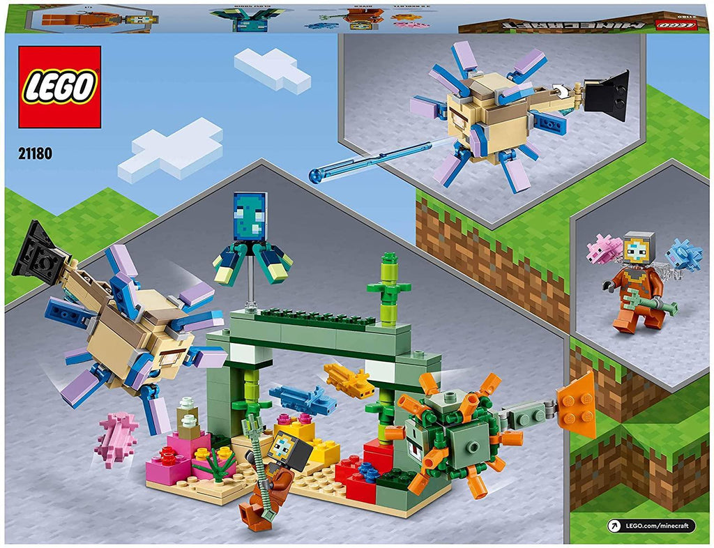 LEGO 21180 Minecraft The Guardian Battle Set - TOYBOX Toy Shop