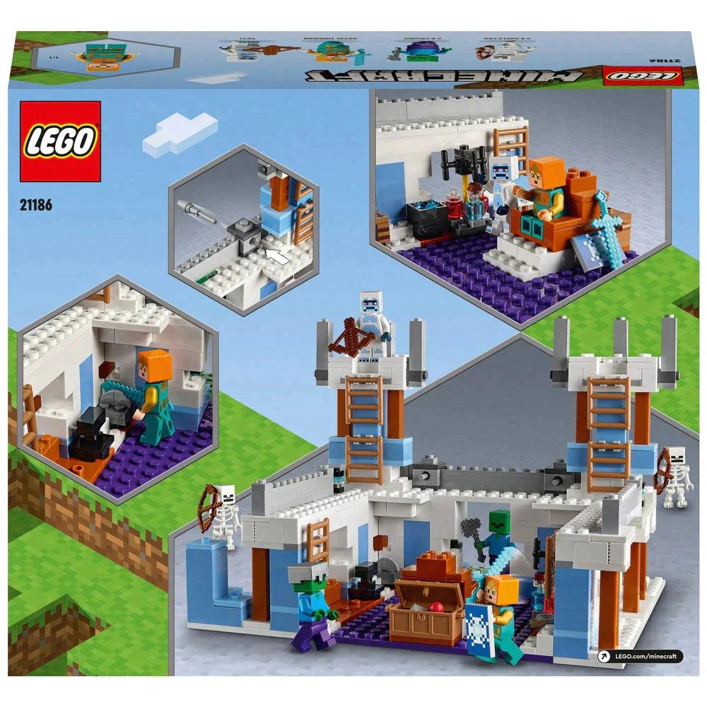 LEGO MINECRAFT 21186 The Ice Castle Toy with Zombie Figures - TOYBOX Toy Shop