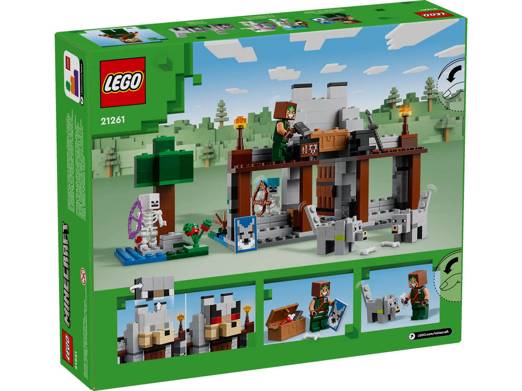 LEGO 21261 Minecraft The Wolf Stronghold Fortress - TOYBOX Toy Shop
