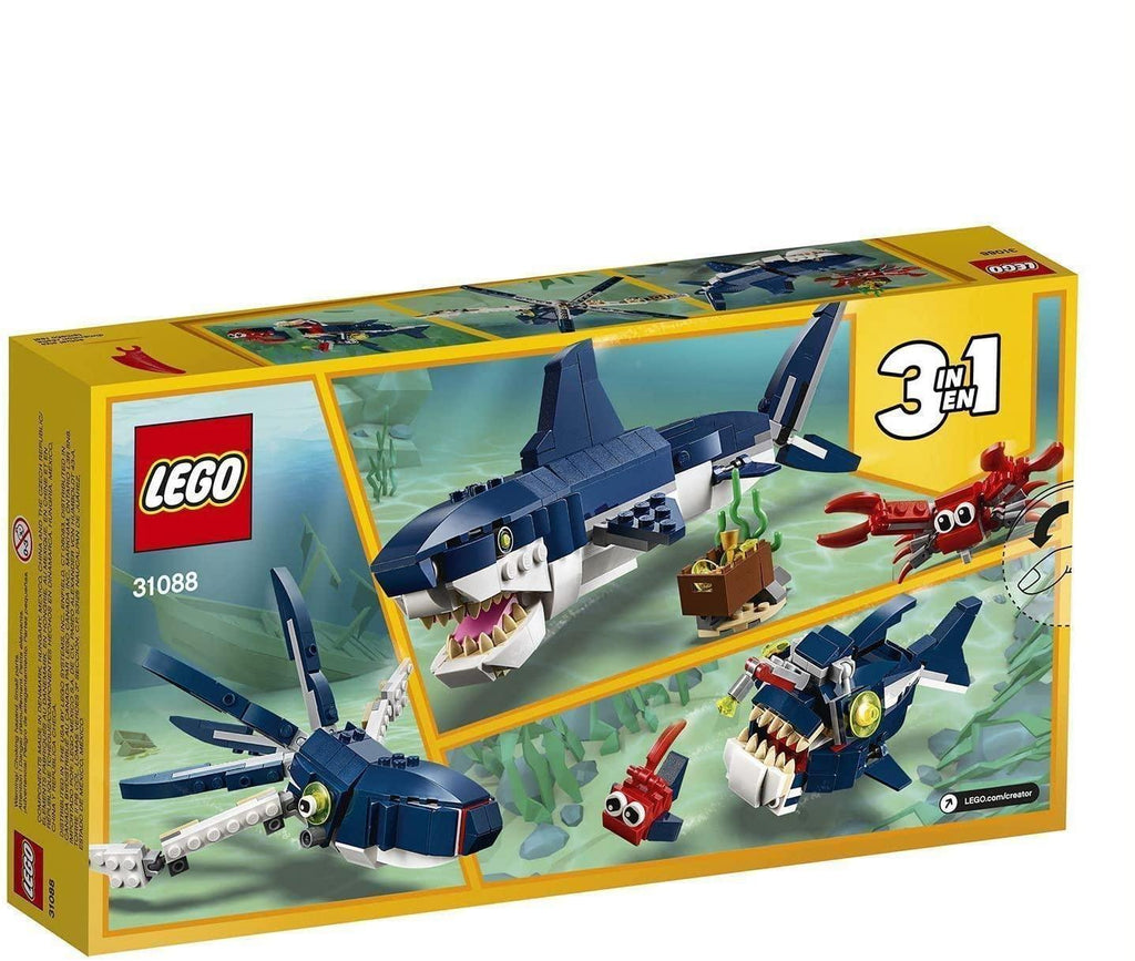 LEGO CREATOR 3in1 31088 Deep Sea Creatures - TOYBOX Toy Shop