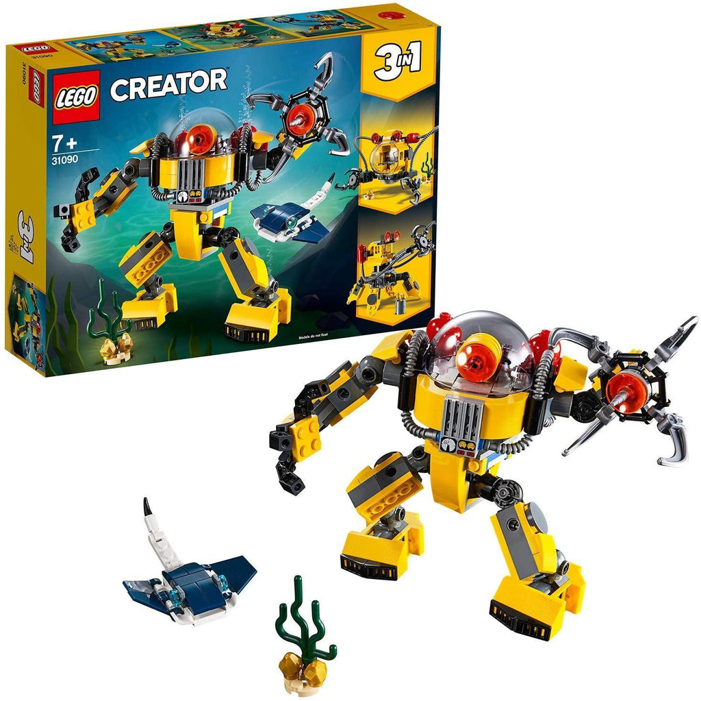 LEGO CREATOR 3in131090 Underwater Robot Crane and Submarine - TOYBOX Toy Shop
