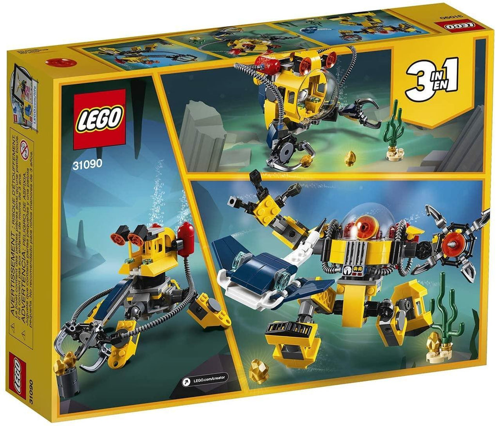 LEGO CREATOR 3in131090 Underwater Robot Crane and Submarine - TOYBOX Toy Shop