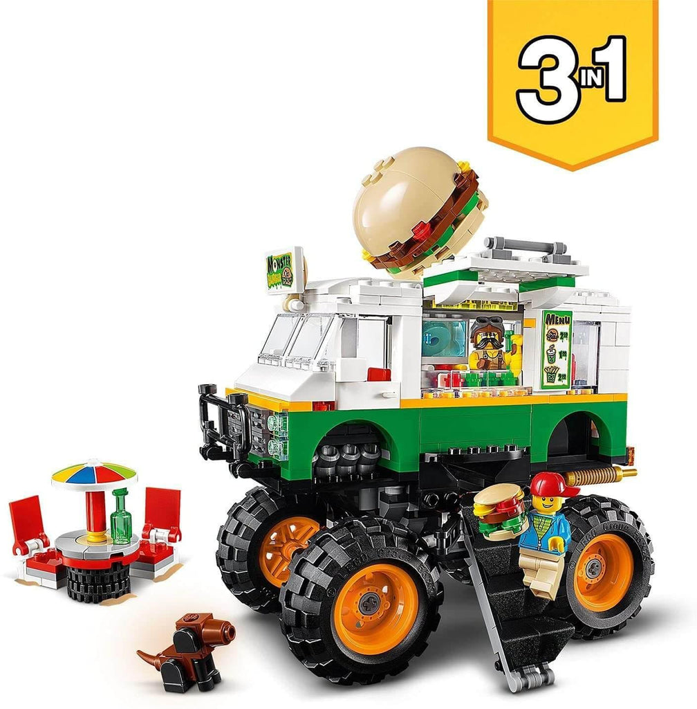 LEGO CREATOR 3in1 31104 Monster Burger Truck - TOYBOX Toy Shop