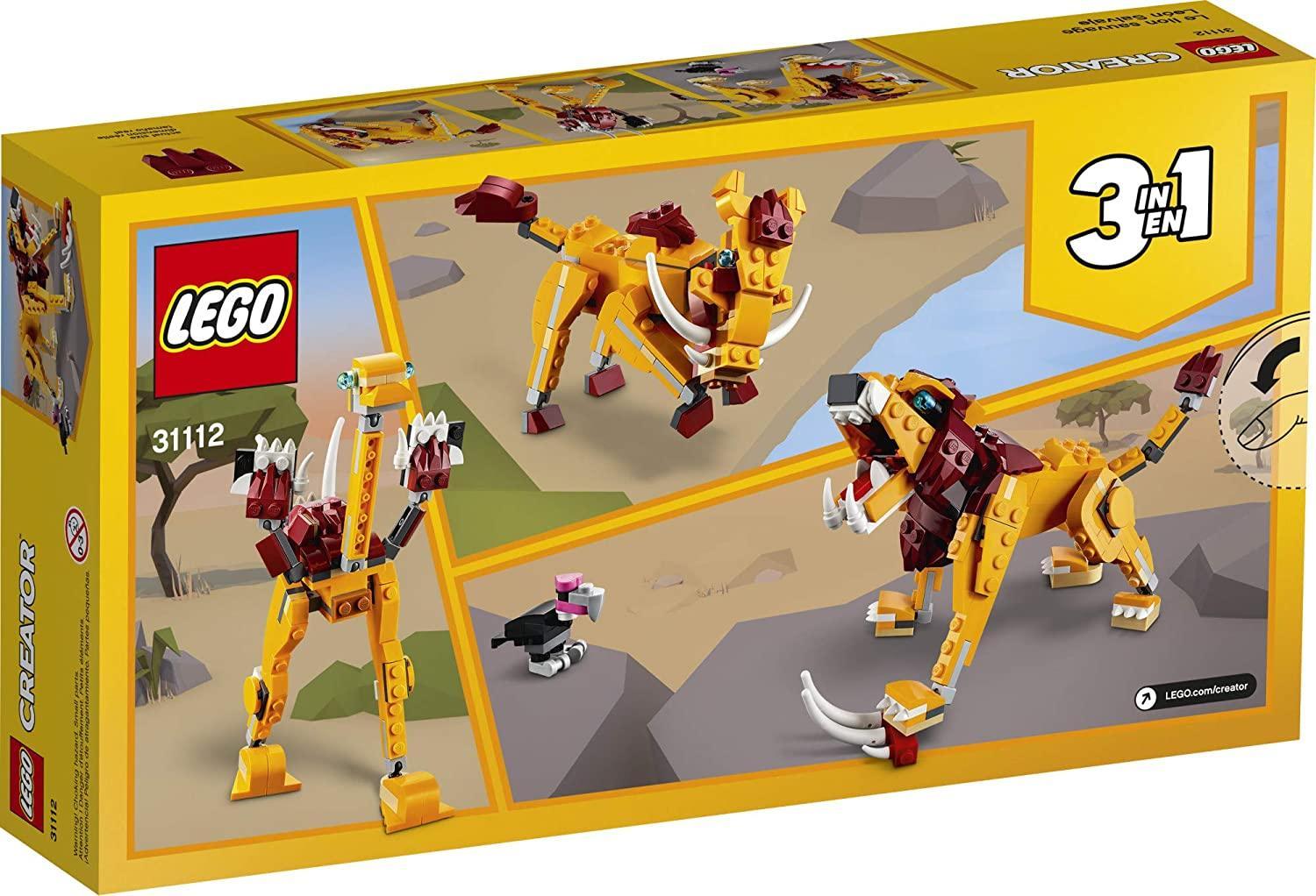 LEGO CREATOR 3in1 31112 Wild Lion – TOYBOX - Main Image