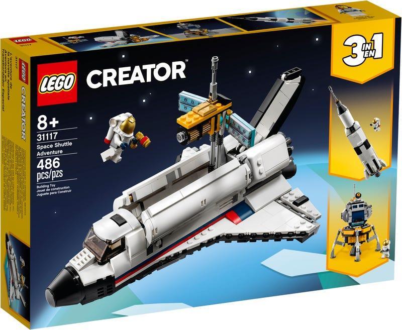 LEGO CREATOR 3in1 31117 Space Shuttle Adventure Building Set - TOYBOX Toy Shop