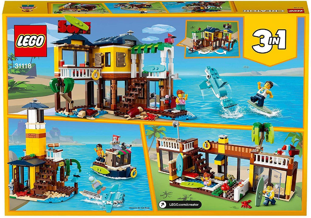 LEGO CREATOR 3in1 31118 Surfer Beach House - TOYBOX Toy Shop
