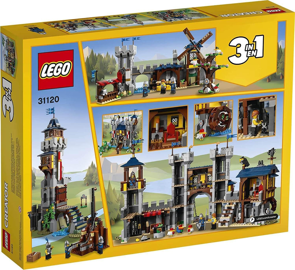 LEGO CREATOR 3in1 31120 Medieval Castle Building Kit - TOYBOX Toy Shop