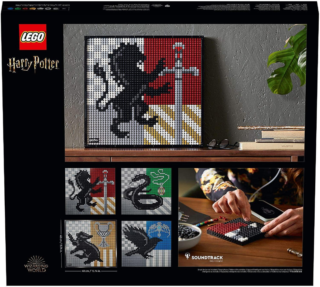 LEGO 31201 Art Harry Potter Hogwarts Crests Poster Canvas Set - TOYBOX Toy Shop