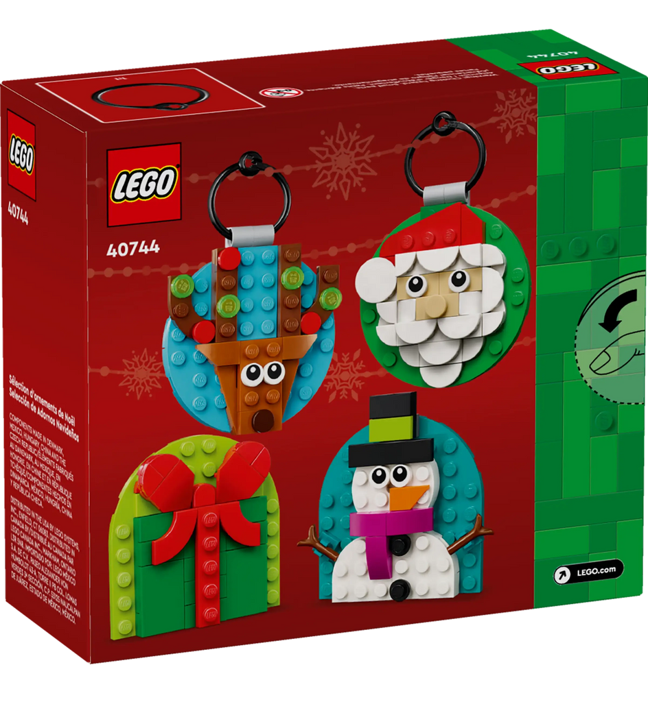 LEGO 40744 Christmas Ornament Selection