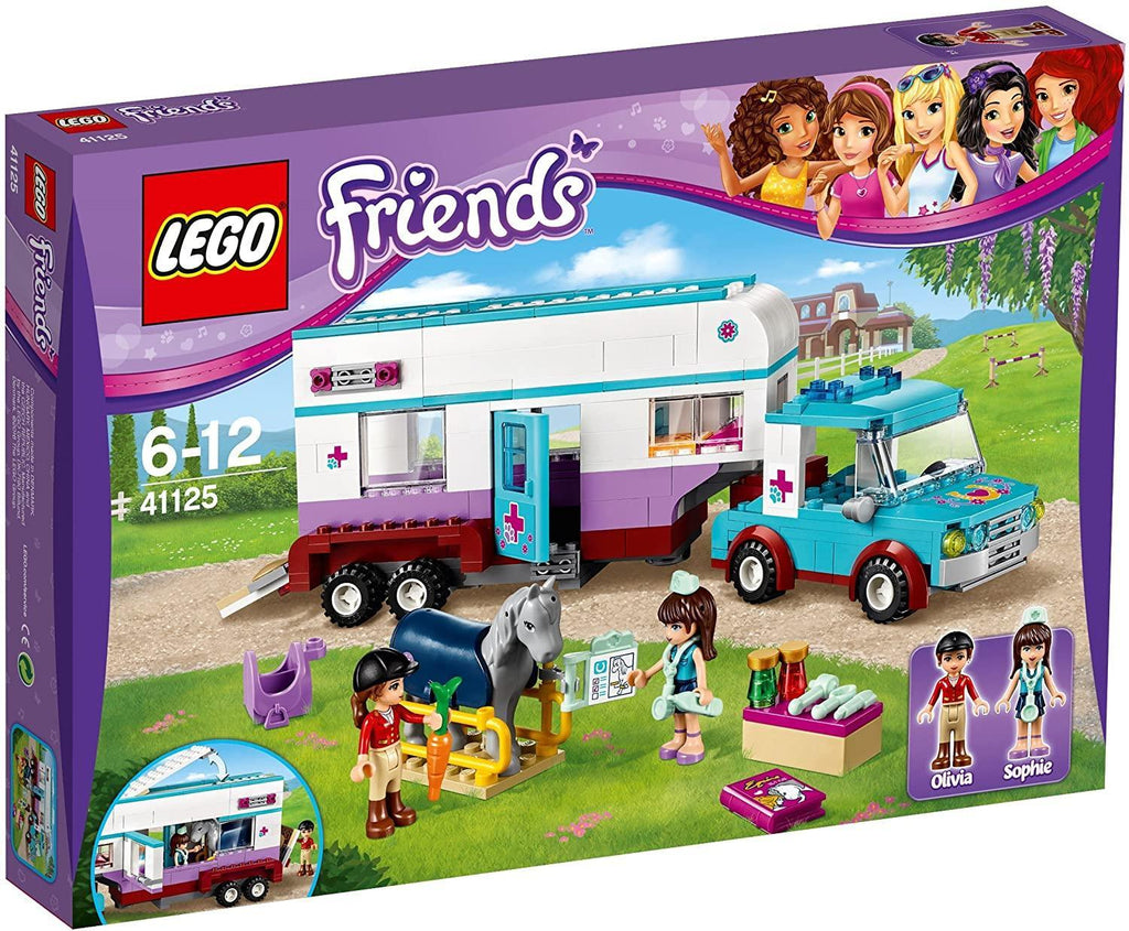 LEGO FRIENDS 41125 Horse Vet Trailer Construction Set - TOYBOX Toy Shop