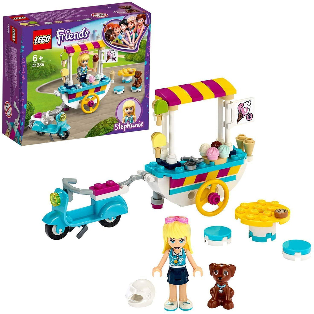 LEGO FRIENDS 41389 Ice Cream Cart Playset with Stephanie - TOYBOX Toy Shop
