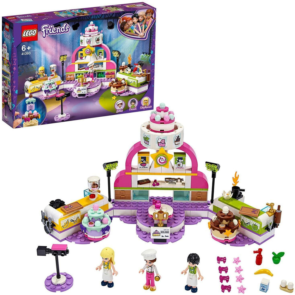 LEGO FRIENDS 41393 Baking Competition Playset with Toy Cakes - TOYBOX Toy Shop