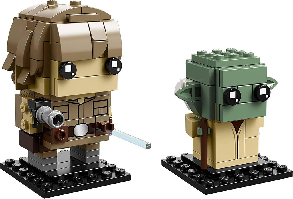 LEGO BRICKHEADZ 41627 Star Wars Luke Skywalker and Yoda Figures - TOYBOX Toy Shop
