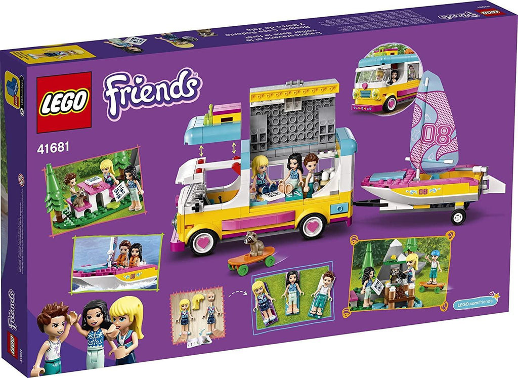 LEGO FRIENDS 41681 Forest Camper Van and Sailboat - TOYBOX Toy Shop