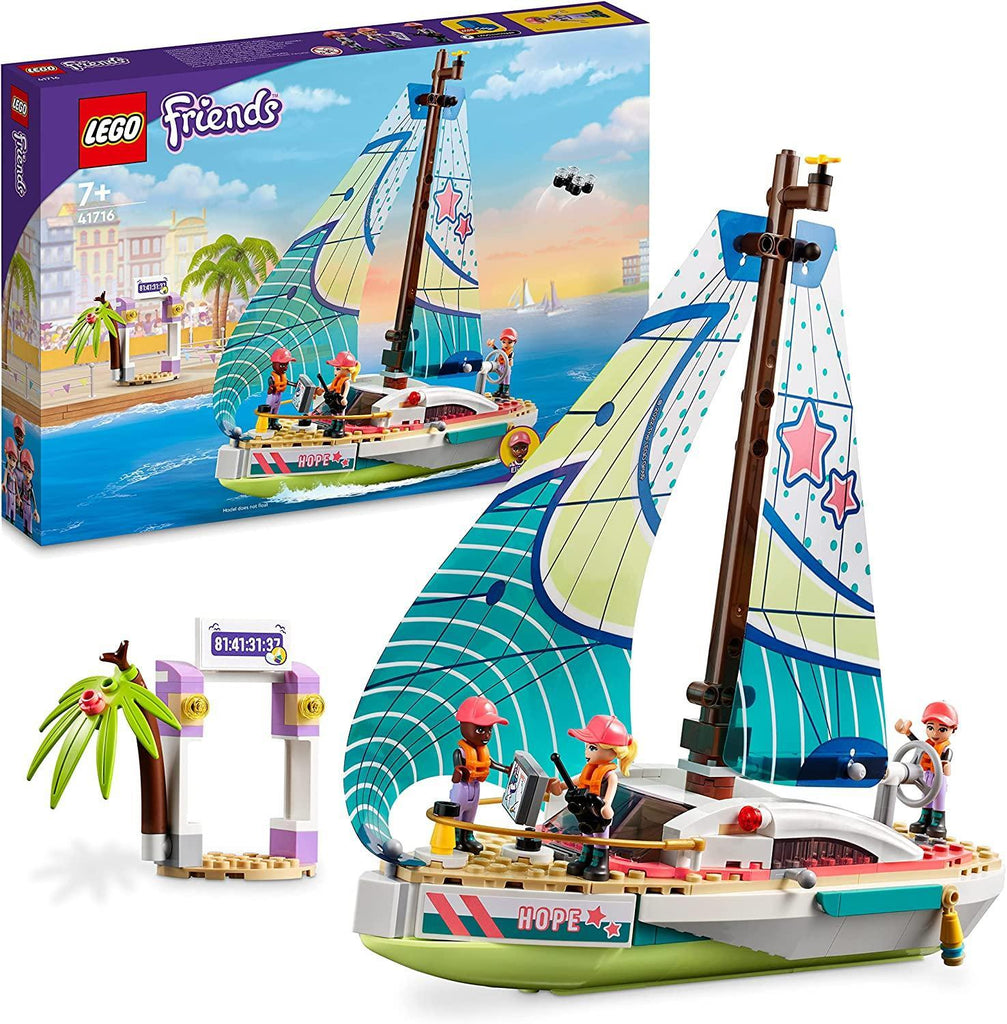 LEGO 41716 Friends Stephanie's Sailing Adventure Boat Toy Set - TOYBOX Toy Shop