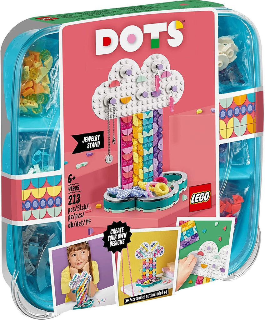 LEGO DOTS 41905 Rainbow Jewellery Stand - TOYBOX Toy Shop
