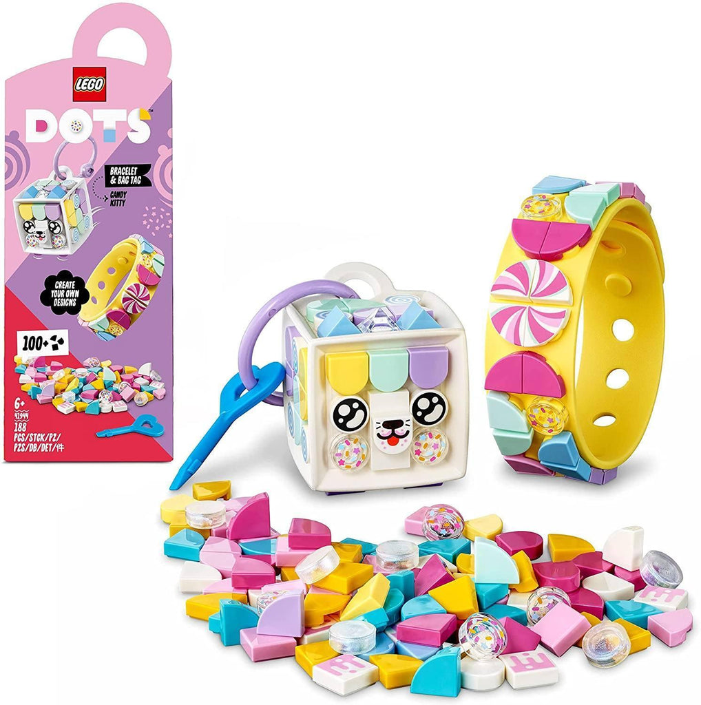 LEGO DOTS 41944 Candy Kitty Bracelet & Bag Tag - TOYBOX Toy Shop