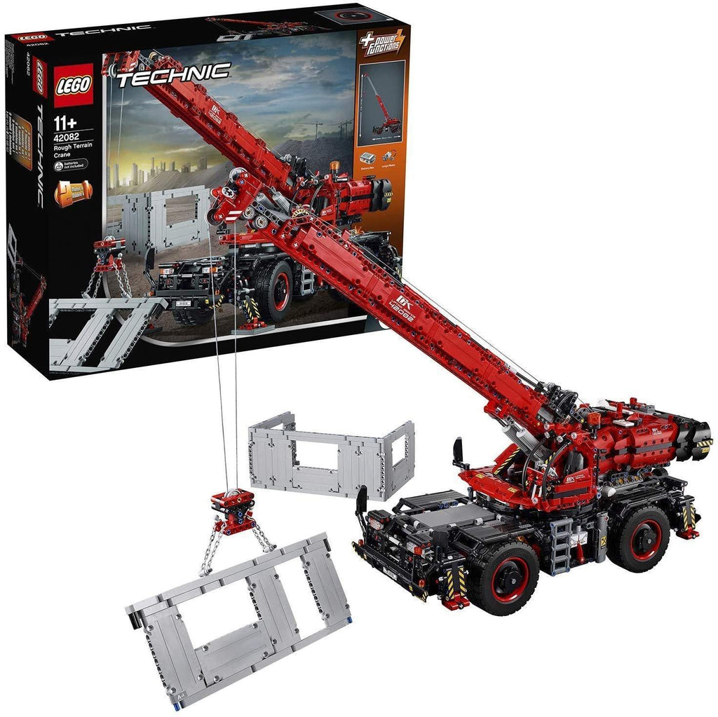 LEGO TECHNIC 42082 Rough Terrain Crane Advanced Building Set - TOYBOX Toy Shop
