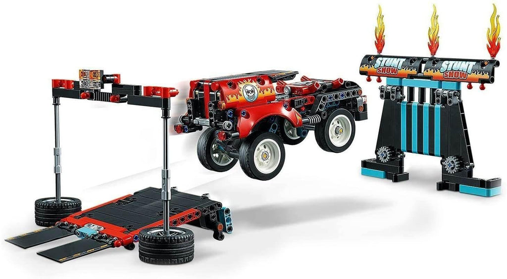 LEGO TECHNIC 42106 Stunt Show Truck & Bike Toys Set - TOYBOX Toy Shop