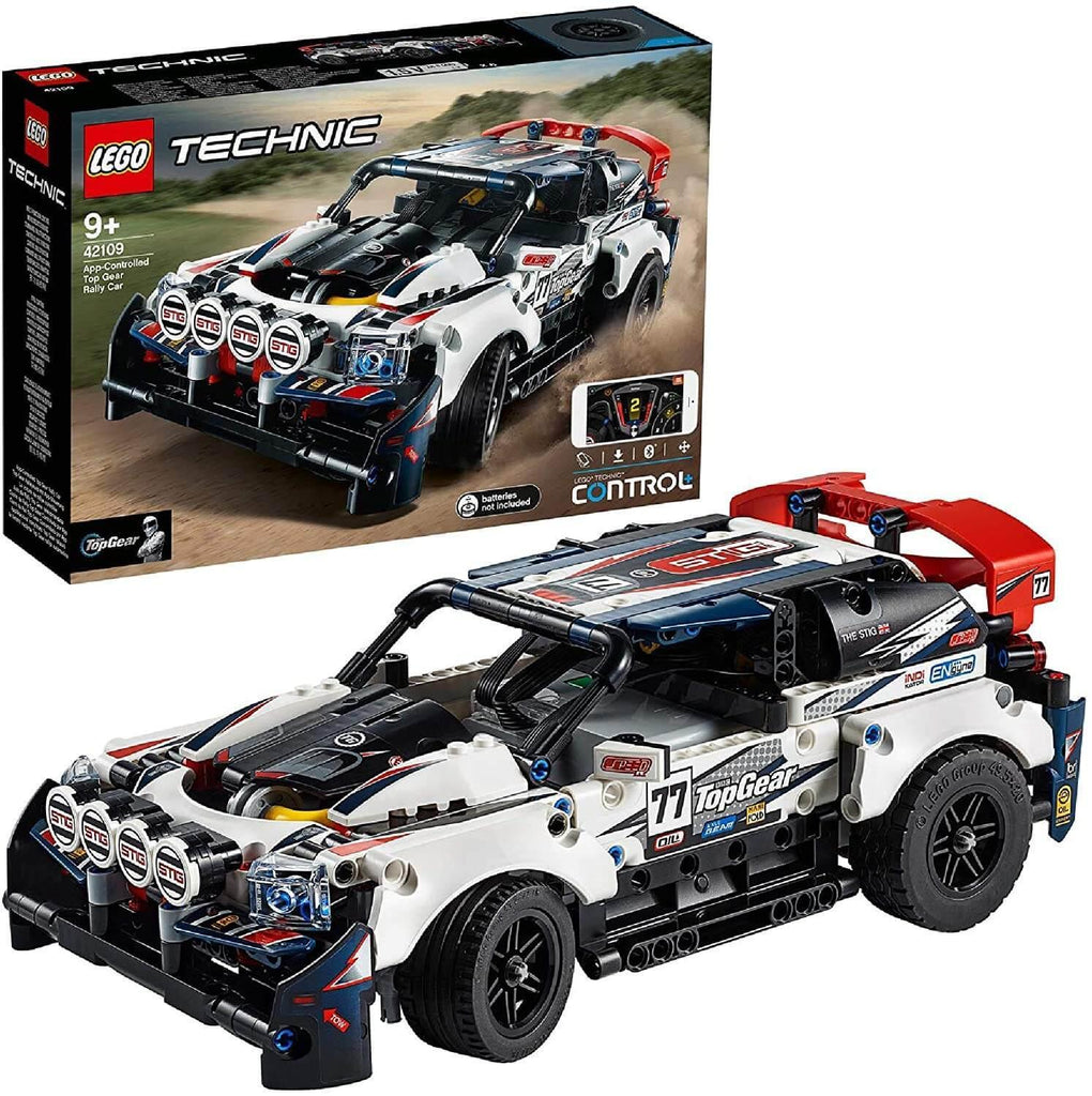 LEGO TECHNIC 42109 CONTROL+ App-Controlled Top Gear Rally Car - TOYBOX Toy Shop