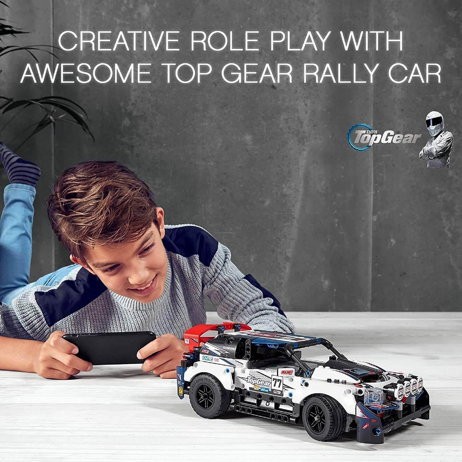 lego technic top gear rally car LEGO TECHNIC 42109 Control+ App-controlled Top Gear Rally Car