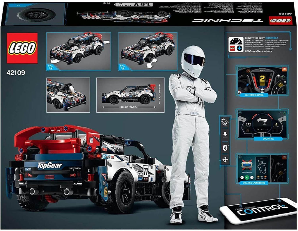 LEGO TECHNIC 42109 CONTROL+ App-Controlled Top Gear Rally Car - TOYBOX Toy Shop