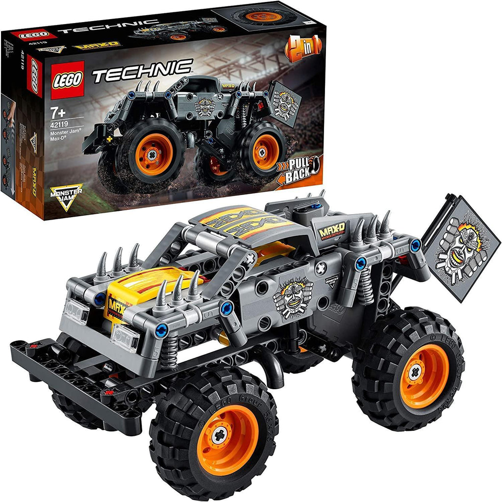 LEGO TECHNIC 42119 Monster Jam Max-D Truck Building Set - TOYBOX Toy Shop